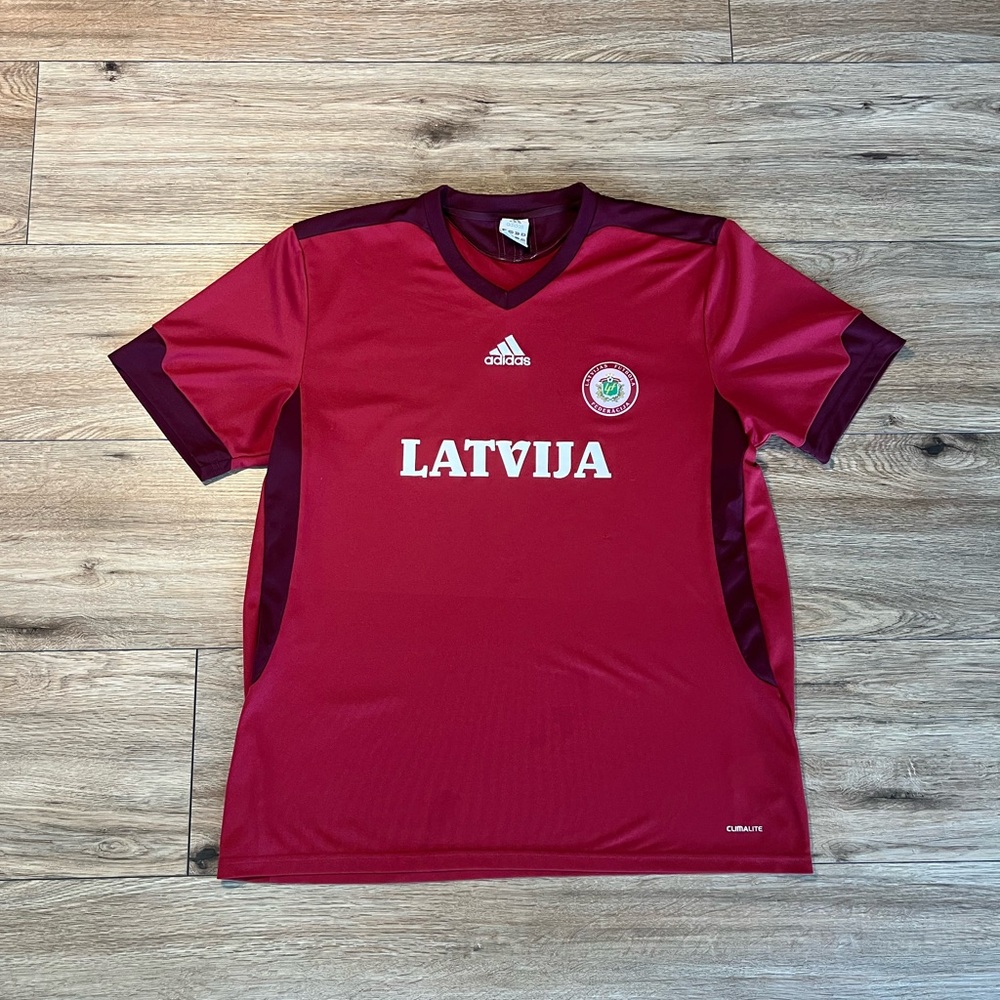Latvia National Team Home Football Kit 2009 Adidas Size Men's XL